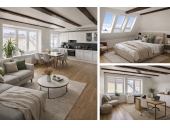 Cuisine-séjour et chambres